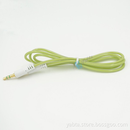 Male To Male 3.5mm Jack Fluorescence Audio Cable